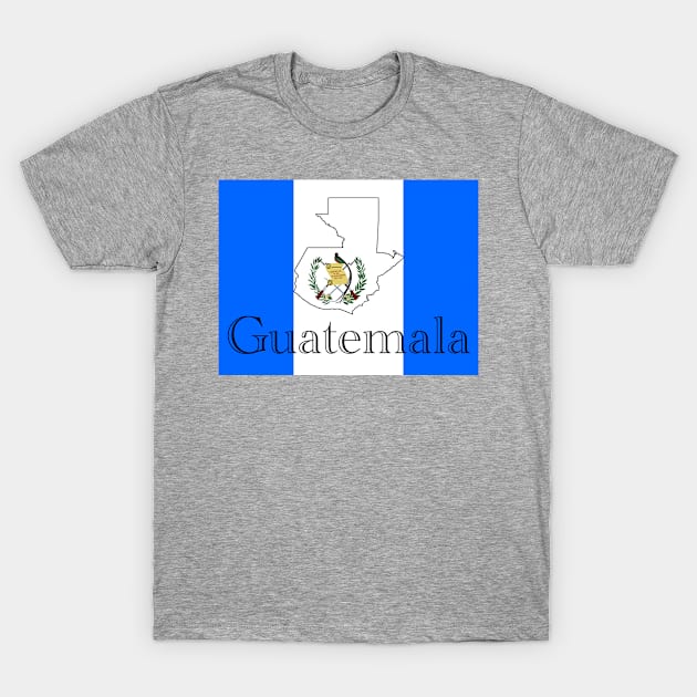 Guatemala flag and country T-Shirt by Antleader